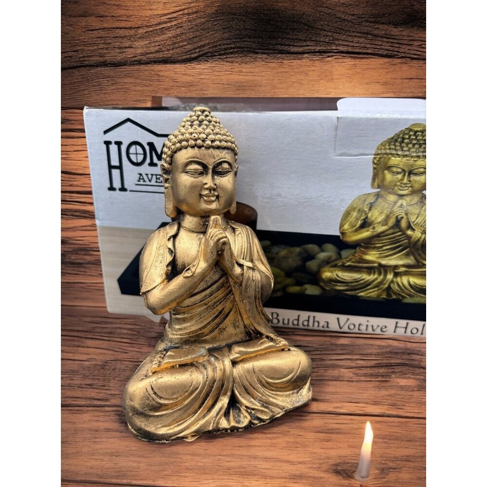 Gold Buddha Votive Holder New Home Avenue